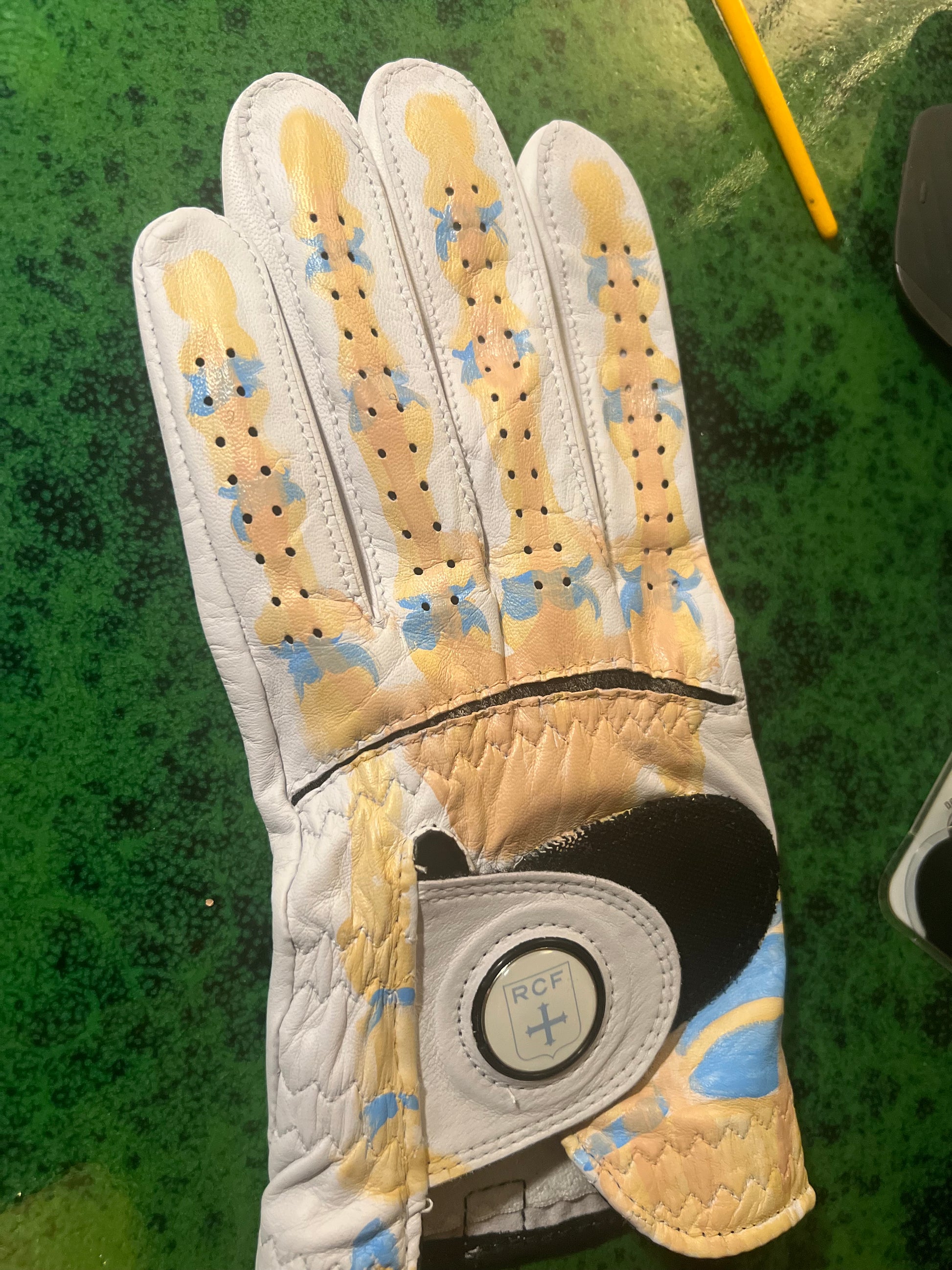 gant de golf personnalisé anatomie de la main
