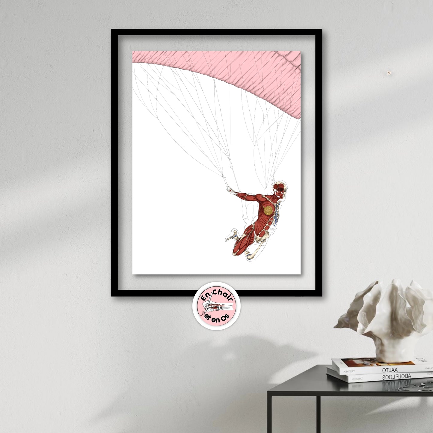 Poster anatomique parachute 